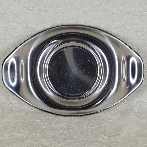 Cromargan Germany Stainless Steel Plate Tray Bowl 10 oz Tray Vintage WMF Used - Picture 8 of 11